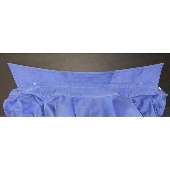 Lorenzini‎ Blue Button Up Dress Shirt 100% Cotton Made In Italy Size 41 - Picture 8 of 10